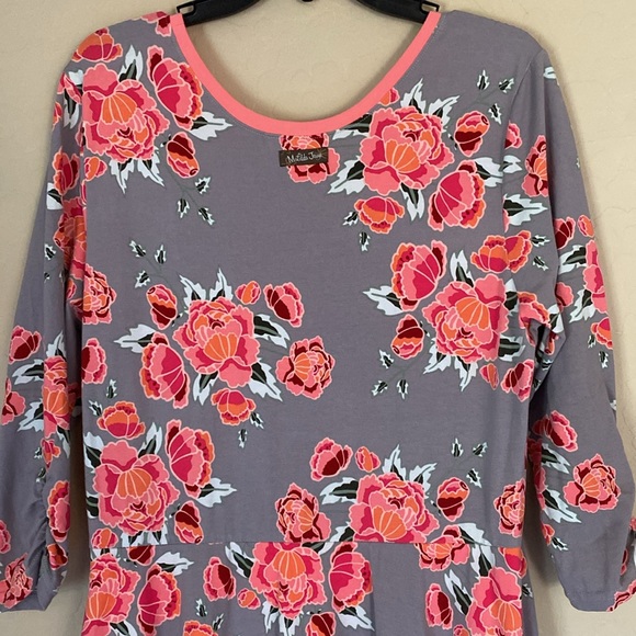 Matilda Jane, XL, rose print, fit and flare dress - Picture 9 of 13